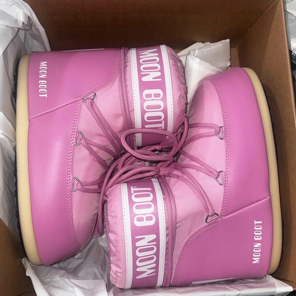 Moon Boot Pink Winter & Rain Boots